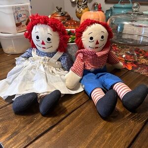 Raggedy Ann and Andy Dolls